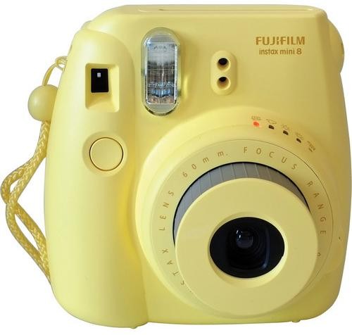 instax mini camera yellow