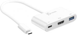 JCA379 USB Type-C HDMI & USB 3.0 with Power Delivery 