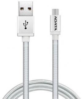 USB To Micro-USB 2m Charge & Sync Cable - Silver 