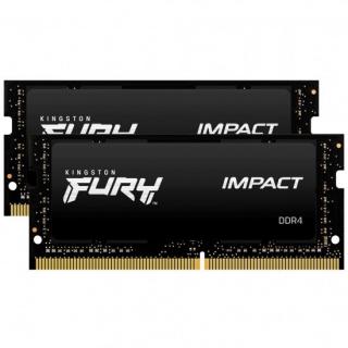 Fury Impact 2 x 32GB 2666MHz DDR4 Notebook Memory Kit (KF426S16IBK2/64) 