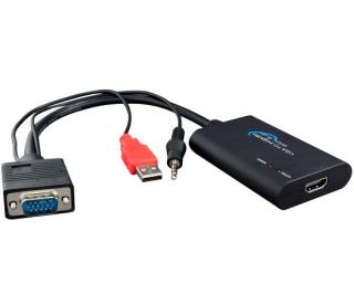 VGAHDMISIG-1 VGA to HDMI Video Audio Adapter 