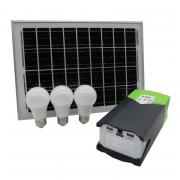 10W Solar Panel Lighting Kit