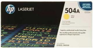 504A Yellow LaserJet Toner Cartridge (CE252A) 