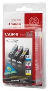 CLI-521C/M/Y Color Ink Cartridge Multi Pack 