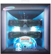 3D Starter Kit (Two 3D Glasses & 3D Movie Disc)