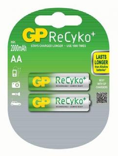 Rechargeable NiMH P/RC210 ReCyko+AA Batteries - 2 pack 