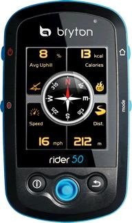 Bryton Rider 50 Cycle GPS with Heart Rate Monitor (HRM) & Cadence