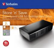 Store 'n Save 2TB Desktop External Hard Drive (47672) - Black