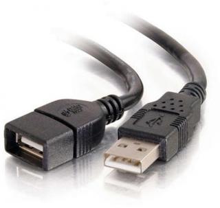 Male USB 2.0 Type A To Female USB 2.0 Type A Cable - 5m 