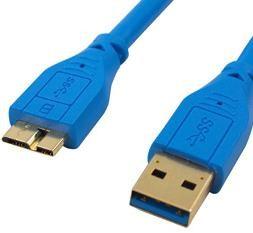 Male USB 3.0 Type A To Male Micro USB 3.0 Type B Cable - 1.5m 