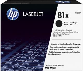 81X Black High Yield Laser Toner Cartridge (CF281X) 