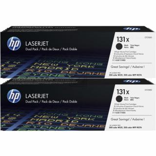 131X 2-pack High Yield Black Laser Toner Cartridge (CF210XD) 