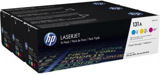 131A 3-pack Cyan/Magenta/Yellow LaserJet Toner Cartridges (U0SL1AM) 