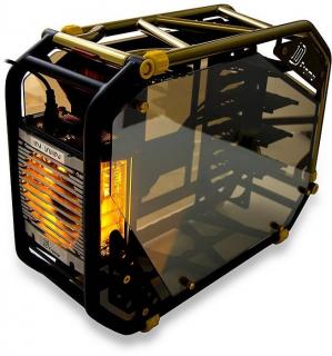 D-Frame 2.0 Windowed Full Tower Chassis - Black & Green 