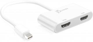 JDA156 Mini DisplayPort to Dual HDMI Adapter 