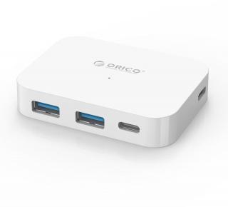 TC2U-U3 USB3.0 Type-C 4 Port Hub- White 