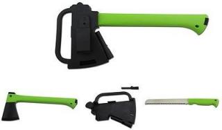 352mm Axe and Saw With Sheath And Fire Starter 
