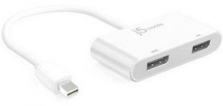 JDA146 Mini DisplayPort to Dual DisplayPort Adapter 