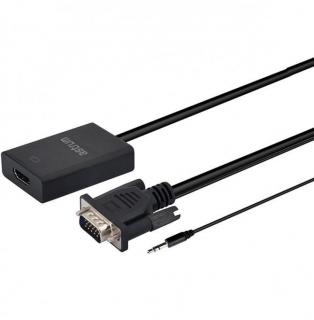 DA510 VGA Male + Audio to HDMI Female Adapter 