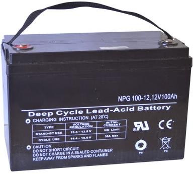 Unbranded SMF100 Deep Cycle 100Ah 12V Sealed Lead Acid | nivo.co.za