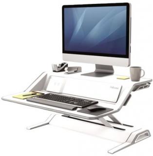 Lotus DX Sit-Stand Workstation – White 