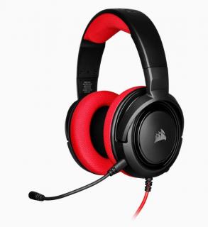 HS35 Stereo Gaming Headset - Black/Red 