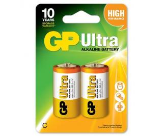 14AU-2 Ultra Alkaline C Size Batteries - 2 Pack 