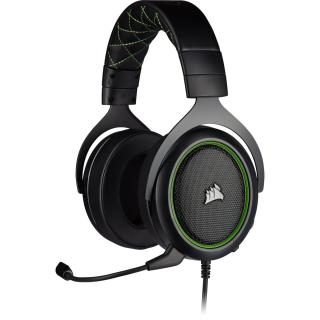 HS50 Pro Stereo Gaming Headset - Black/Green 