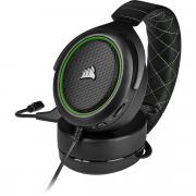 HS50 Pro Stereo Gaming Headset - Black/Green