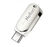 U785C 32GB Dual Interface Flash Drive - Pearl Nickel