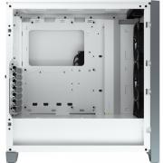 iCUE 4000X Tempered Glass Mid Tower Chassis - White