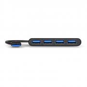 4 Port USB3.0 Hub - Black