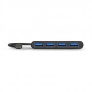 USB Type-C to 4 x USB3.0 Port Hub -Black