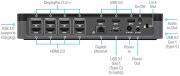 DOCK570 Universal USB-C QV4K Quad Display Dock With Power Delivery