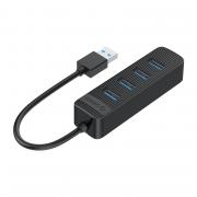 TWU3-4A 4 Port USB 3.0 Hub - Black