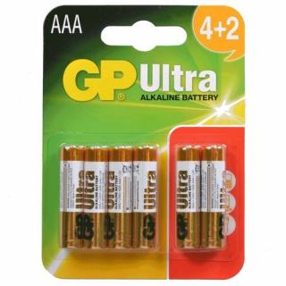 Ultra Alkaline AAA Batteries - 6 Pack 