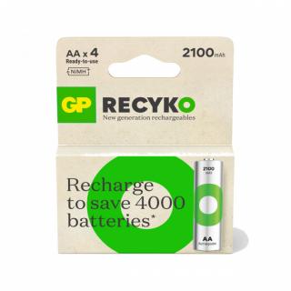 ReCyko+  Rechargeable NiMH 2100mAh AA Batteries - 4 Pack 