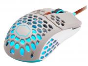 MasterMouse MM711 Retro Gaming Mouse - Matte Grey/Sky Blue