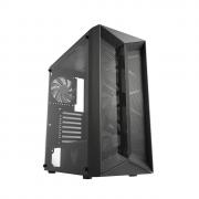 CMT211 Tempered Glass Mid Tower Chassis - Black