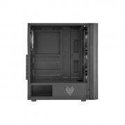 CMT211 Tempered Glass Mid Tower Chassis - Black