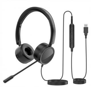 CT4001 USB Call Centre Headset - Black 