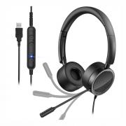 CT4001 USB Call Centre Headset - Black