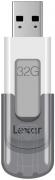 JumpDrive V100 32GB USB3.0 Type A Flash Drive - White & Grey