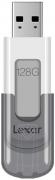 JumpDrive V100 128GB USB3.0 Type A Flash Drive - White & Grey