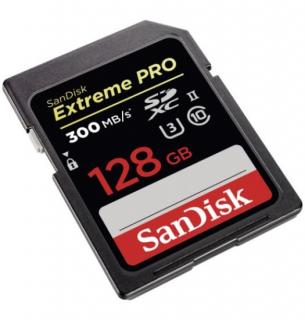 Extreme Pro 128GB SDHC UHS-I1 U3 300MB/s Memory Card 