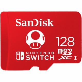 Nintendo Switch 128GB UHS-I microSDXC Memory Card - Red 