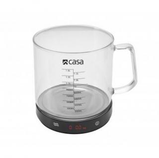 Electronic Kitchen Scale with Glass Measuring Jug 