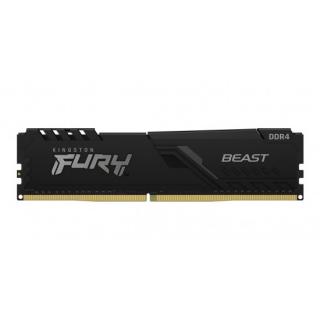 Fury Beast Black 8GB 2666MHz DDR4 Desktop Memory Module - Black (KF426C16BB/8) 