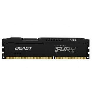 Fury Beast Black 4GB 1600MHz DDR3 Desktop Memory Module - Black (KF316C10BB/4) 