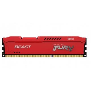 Fury Beast Red 8GB 1600MHz DDR3 Desktop Memory Module - Red (KF316C10BR/8) 